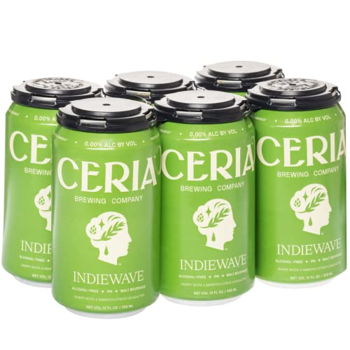 Ceria Brewing Indiewave Alcohol-Free IPA - 12oz (6 pack)