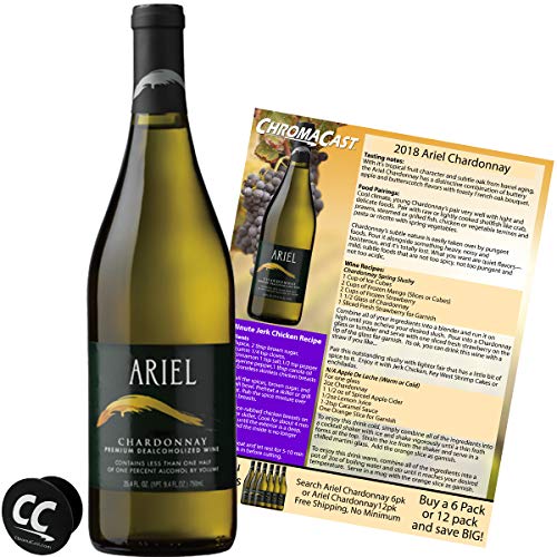Ariel Chardonnay Non-Alcoholic White Wine Bundle