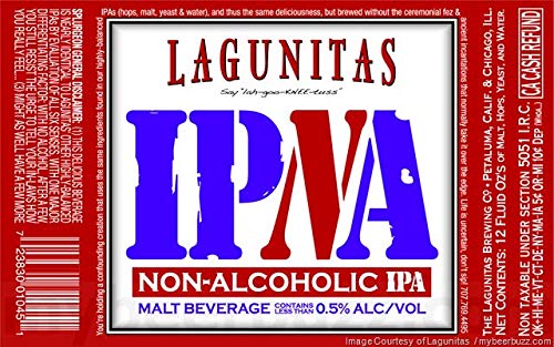 Lagunitas IPNA IPA: Non Alcoholic, Full Flavored - 6 Pack