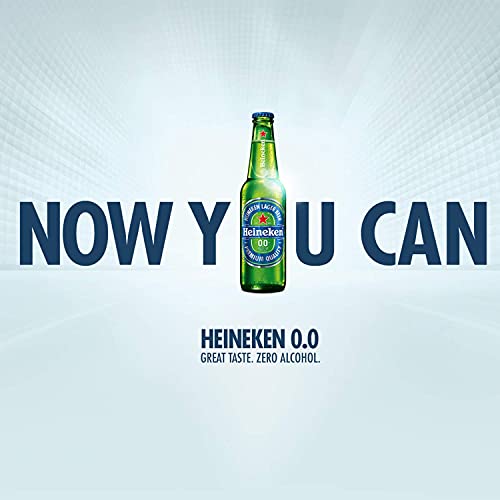 Heineken 0.0% Non Alcoholic Lager - 12 Bottles