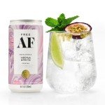Free AF Alcohol Free Vodka Spritz | Non Alcoholic Sparkling Cocktail | Gluten Free, Low Calorie, Zero Sugar | Alcohol-Free | 12 Pack | 8.4 fl oz cans, 100.8 Fl Oz, 8.4 fluid_ounces