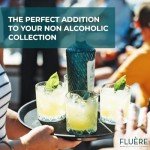 FLUÈRE Original GIN ALTERNATIVE – Floral Blend, Non-Alcoholic Distilled Spirit with Juniper, 23.7 Fl Oz | Low Calories | Created for cocktails | Coriander Seed, Juniper berries, Lavender and Lime peel