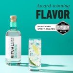 RITUAL ZERO PROOF Gin Alternative | Award-Winning Non-Alcoholic Spirit | 25.4 Fl Oz (750ml) | Zero Calories | Sustainably Made in USA | Make Delicious Alcohol Free Cocktails