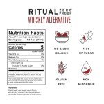 RITUAL ZERO PROOF Whiskey Alternative | Award-Winning Non-Alcoholic Spirit | 25.4 Fl Oz (750ml) | Only 5 Calories | Sustainably Made in USA | Make Delicious Alcohol Free Cocktails