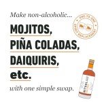RITUAL ZERO PROOF Rum Alternative | Award-Winning Non-Alcoholic Spirit | 25.4 Fl Oz (750ml) | Only 5 Calories | Sustainably Made in USA | Make Alcohol Free Cocktails