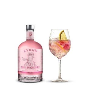 Lyre's Pink London - Non-Alcoholic Spirit | Pink Gin Style | Premium | 23.7 Fl Oz