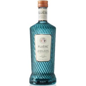 FLUÈRE Original GIN ALTERNATIVE – Floral Blend, Non-Alcoholic Distilled Spirit with Juniper, 23.7 Fl Oz | Low Calories | Created for cocktails | Coriander Seed, Juniper berries, Lavender and Lime peel
