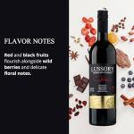Lussory Premium Tempranillo Alcohol Removed 0.0% Dealcoholized Red Alternative From Spain, Low Calories, Low Sugar, Halal Certified (750ml, 1 Bottle)