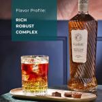 FLUÈRE RUM ALTERNATIVE – Spiced Cane Dark Roast, Non-Alcoholic Distilled Spirit with Sugar Cane Molasses, 23.7 Fl Oz | Created for Cocktails