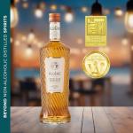 FLUÈRE RUM ALTERNATIVE – Spiced Cane Dark Roast, Non-Alcoholic Distilled Spirit with Sugar Cane Molasses, 23.7 Fl Oz | Created for Cocktails