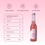 Gruvi Bubbly Rosé, Alcohol-Free, Award Winning, 9.3 fl oz, Pack of 8