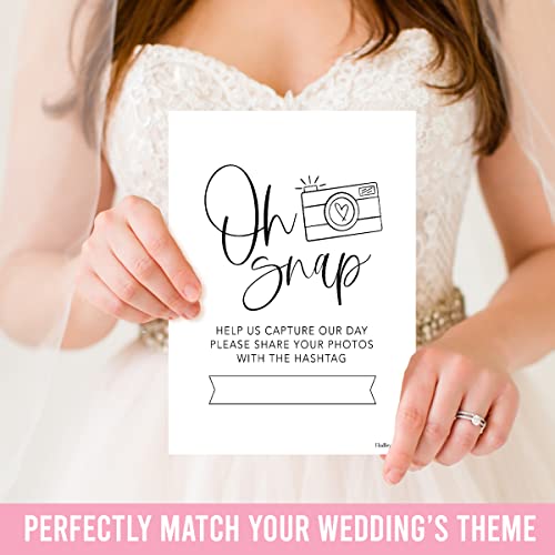 Hadley Designs 9 Minimalist Wedding Signs Set