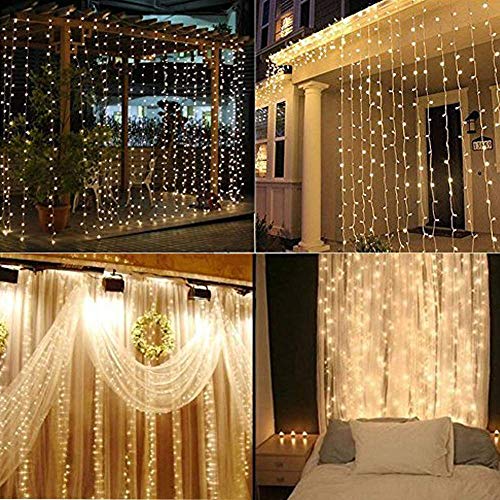 LED Curtain String Lights for Weddings and Home