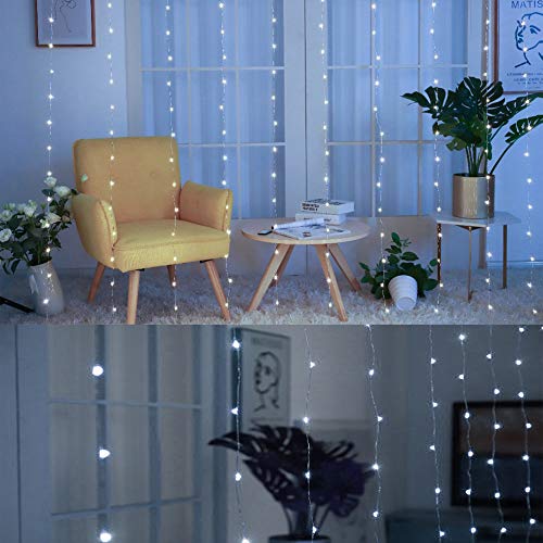 300 LED Curtain String Lights with Remote