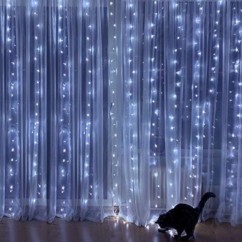 300 LED Curtain String Lights with Remote