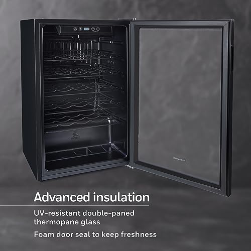 Honeywell 34-Bottle Black Wine Cooler