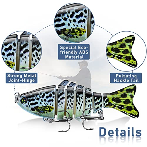 Multi-Jointed Fishing Lures Kit - 3 Pack