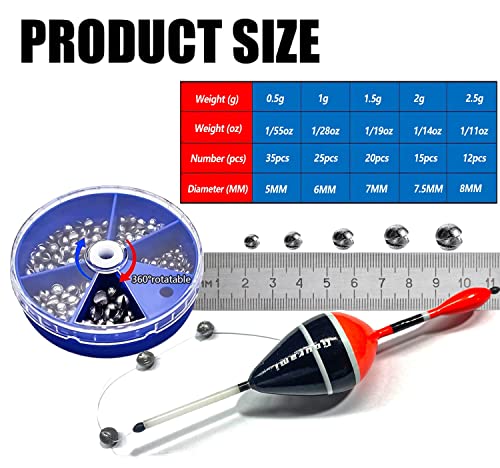 Gourami Split Shot Weights - 230 Pieces