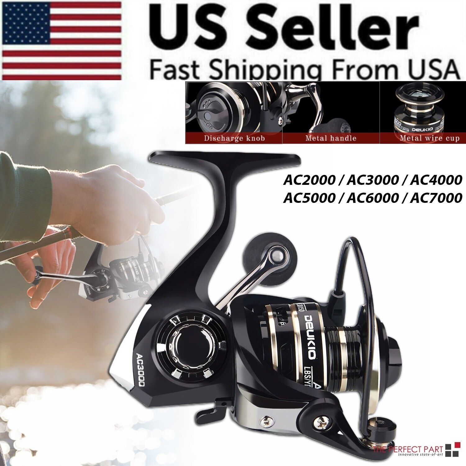 12BB Spinning Fishing Reel for Freshwater or Saltwater