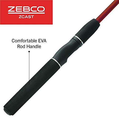 Zebco Z-Cast Spinning Fishing Rod, Extendable 17-Inches