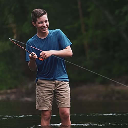 New Martin Fly Fishing Kit, 8-Ft 5/6 Pole, Rim-Control Reel