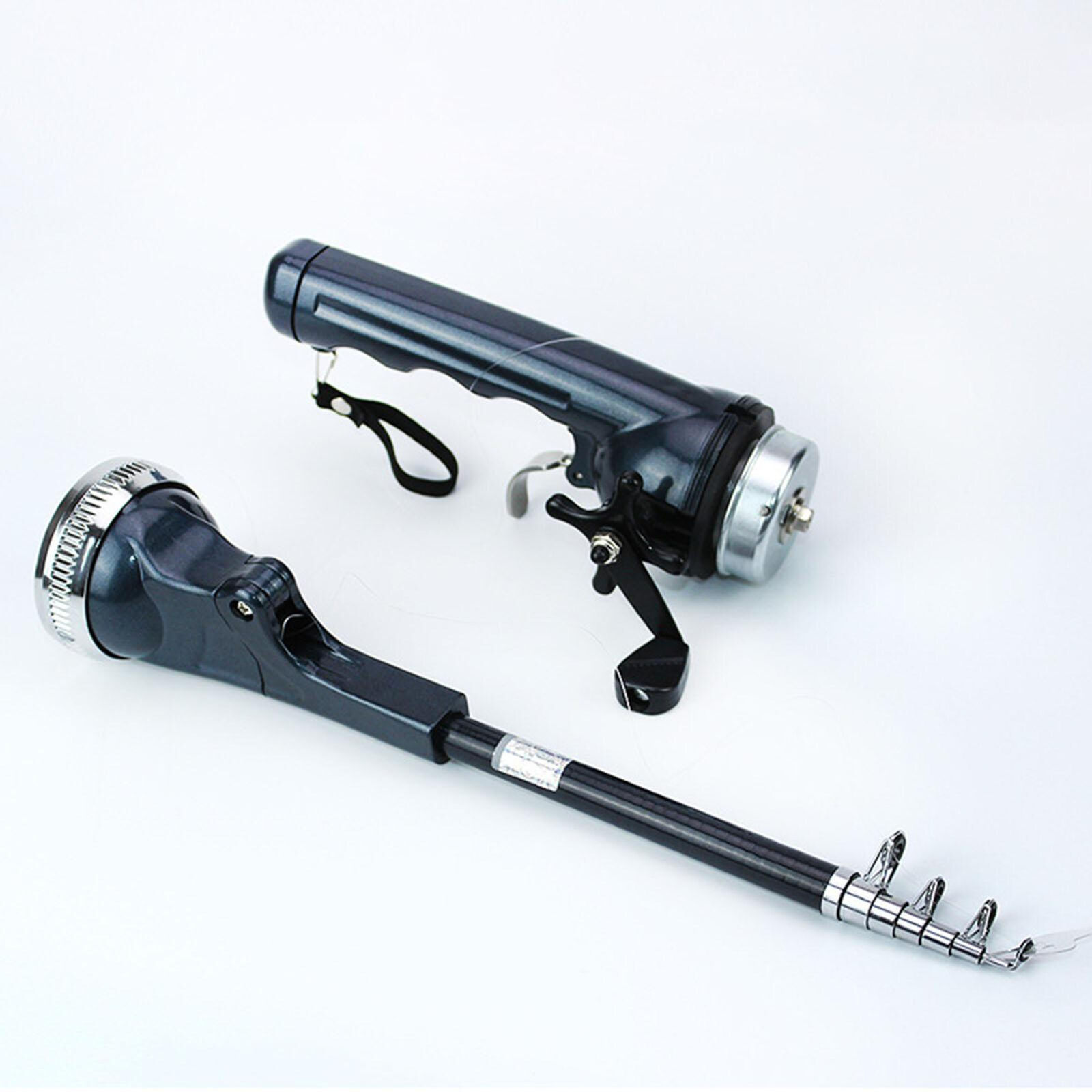 Compact Portable Telescopic Fishing Rod Pole & Reel