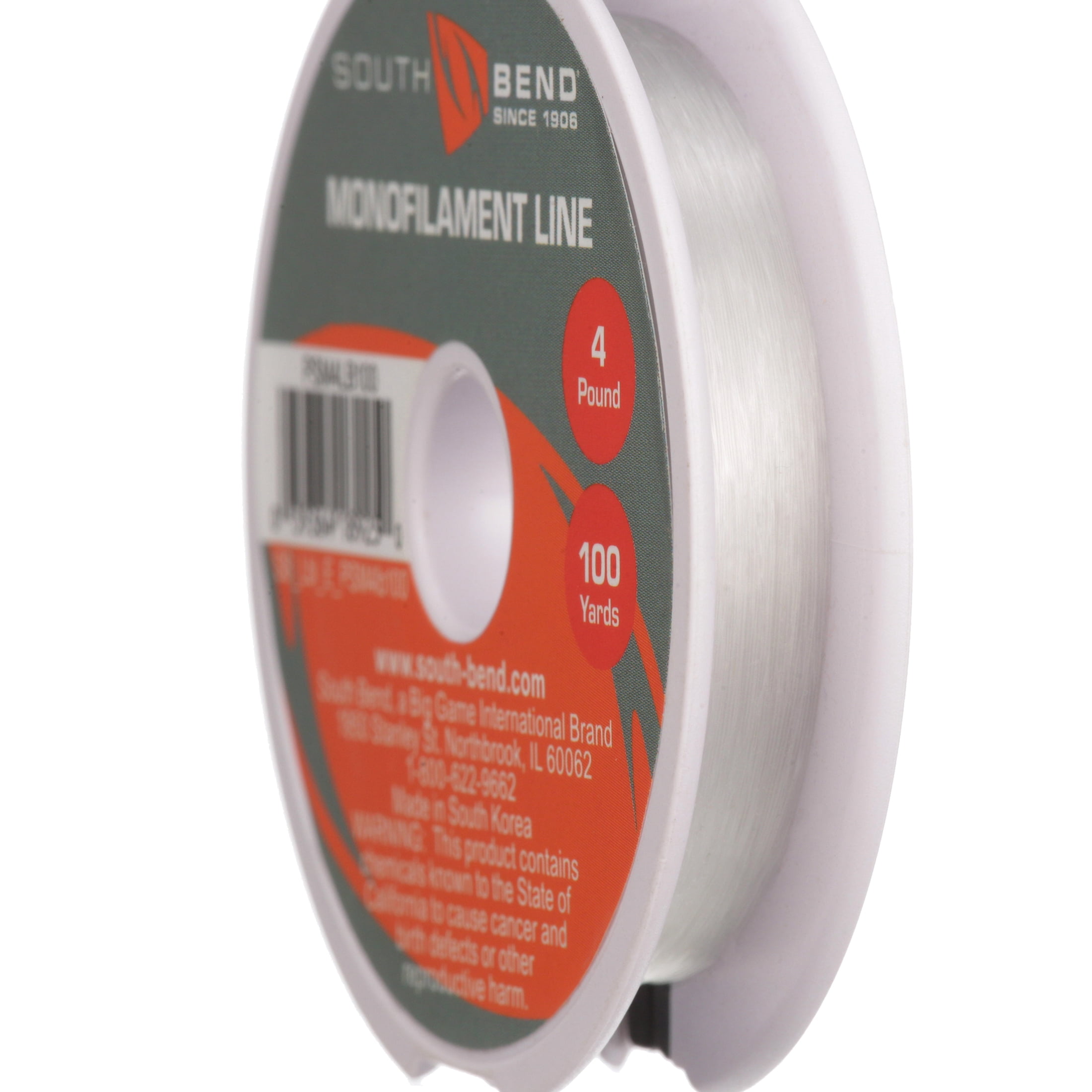 South Bend Pony Spool Mono Fishing Line - 4 lb, 100 yd