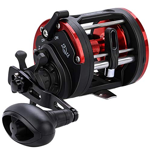 Sougayilang Conventional Reel: Graphite Body, Stainless-Steel, Large-Capacity