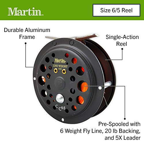 Caddis Creek Fly Fishing Reel: Size 6/5, Single Action