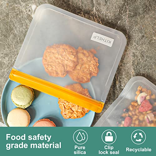 20-Piece BPA-Free Reusable Food Storage Bags