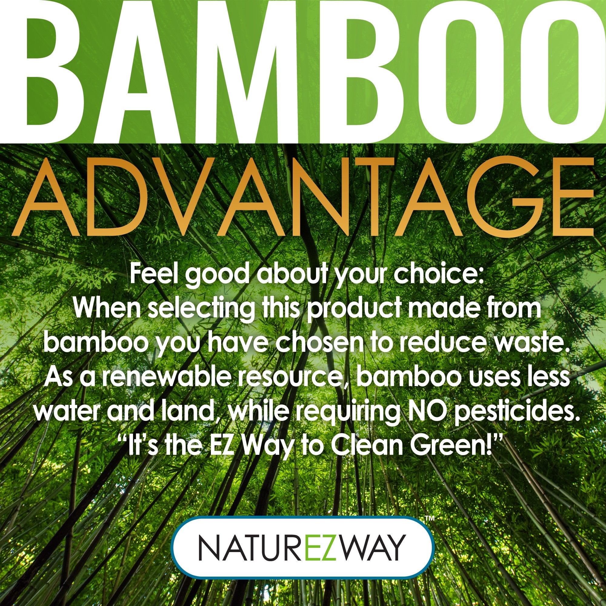NATUREZWAY Bamboo Toilet Paper - Eco-Friendly 24 Rolls