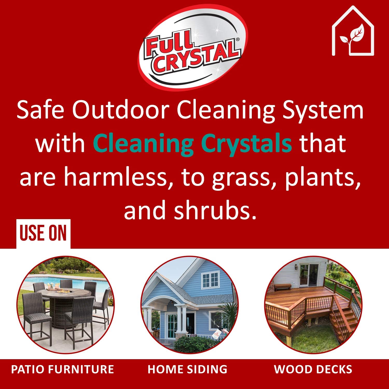 Eco-Friendly Exterior Cleaning Kit with Hose Attachment