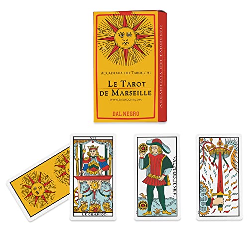 Tarot of Marseille Deck - 78 Colorful Cards