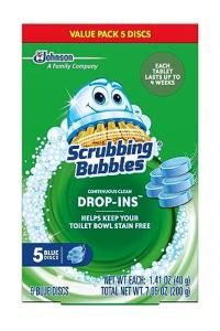 Eco-Friendly Toilet Bowl Cleaning Tablets, 5 Count