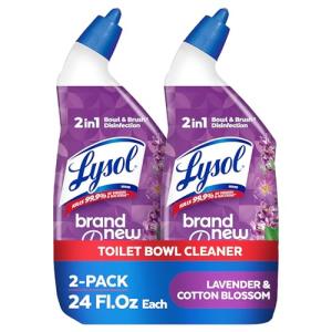 Lysol Lavender Toilet Bowl Cleaner Gel - 24 oz