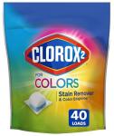 Clorox Color Brightening Stain Remover Packs, 40 Count