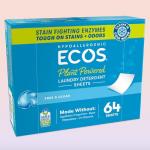 ECOS Plant-Powered Laundry Detergent Sheets - 64 Count
