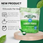 Charlie's Soap Fragrance-Free Laundry Powder 150 Loads