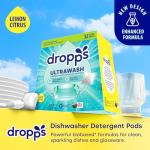 Dropps Lemon Citrus Dishwasher Pods - 32 Count