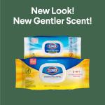 Bleach-Free Lemon Disinfecting Wipes, 75 Count