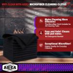 AIDEA 10-Pack Microfiber Cleaning Cloths – Lint Free
