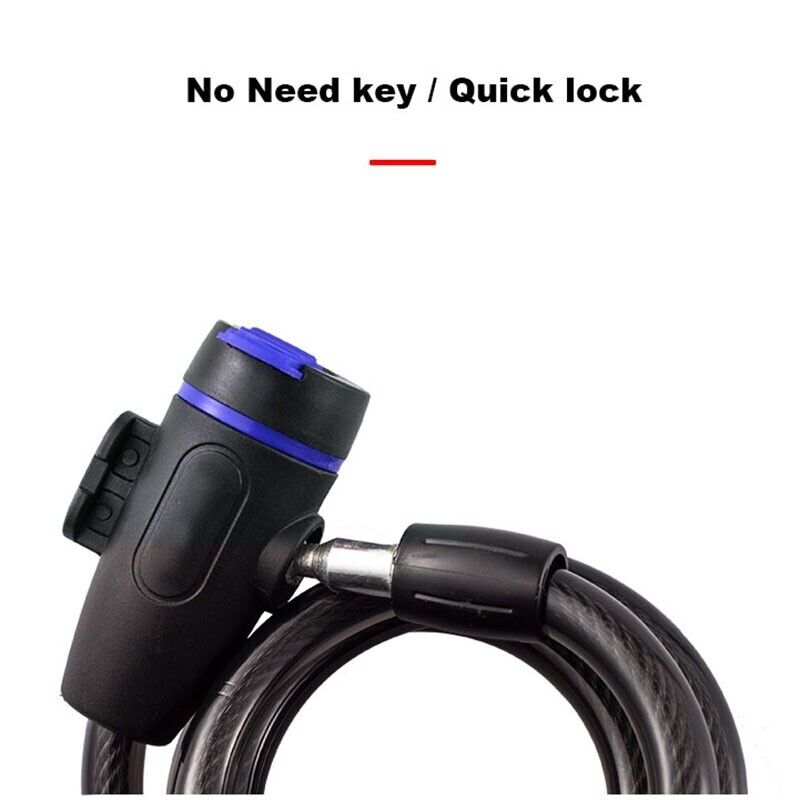 Universal Anti-Theft Bike Lock with 2 Keys
