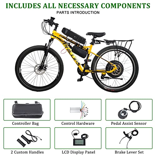 Ktaxon 1000W E-Bike Conversion Kit with PAS