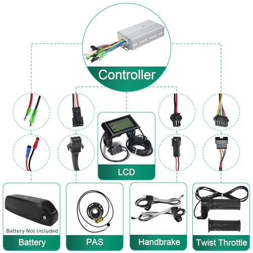 48V 1000W Electric Bicycle Conversion Kit