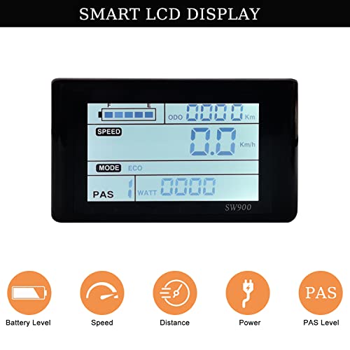 PEXMOR 1200W E-Bike Conversion Kit with Display