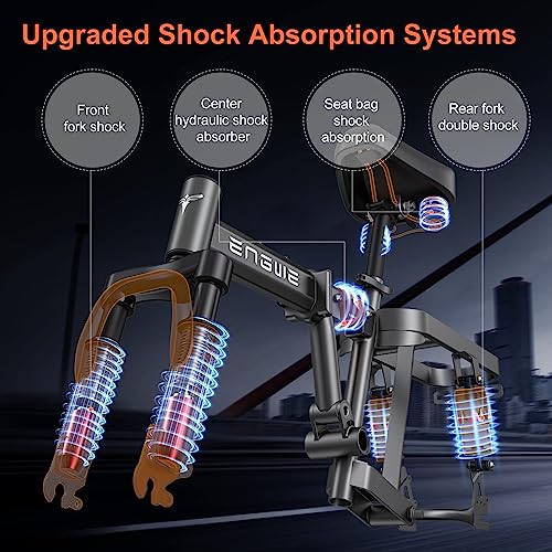 ENGWE Mini Electric Folding Bike with Fat Tires