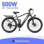 LAGADS Y26 Electric Bike 48V500W 12.5AH DiscBrakes 49km/h Mountain ebike emtb