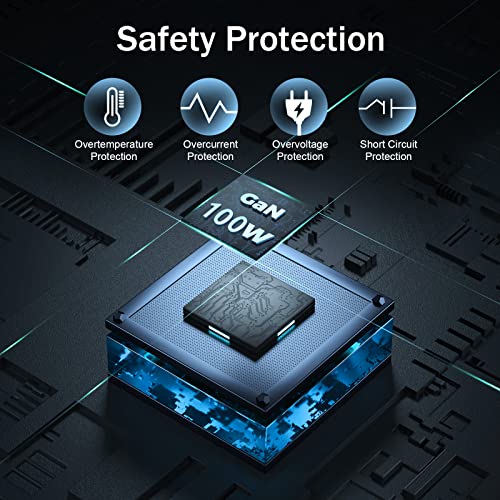 100W 6-Port USB C Fast Charger Station