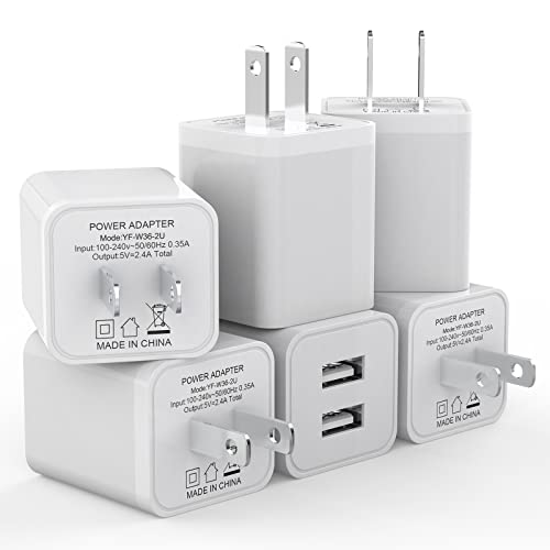 iGENJUN 6-Pack Fast Dual USB Wall Charger