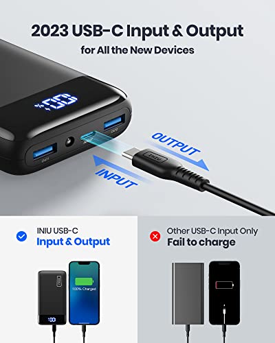 INIU 20W Fast Charging Portable Power Bank 20000mAh